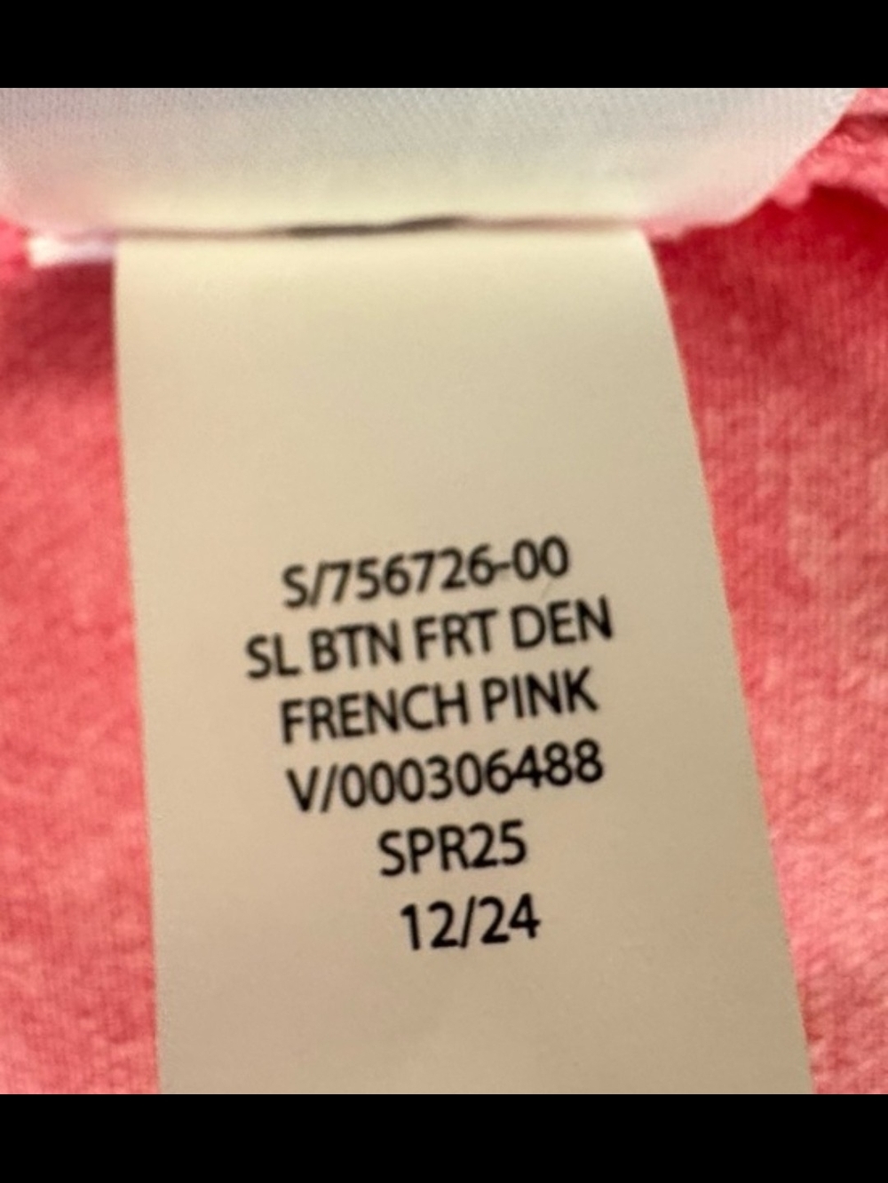 🌸💕 GAP Hot Pink Button-Front Mini Dress M - Picture 6 of 6